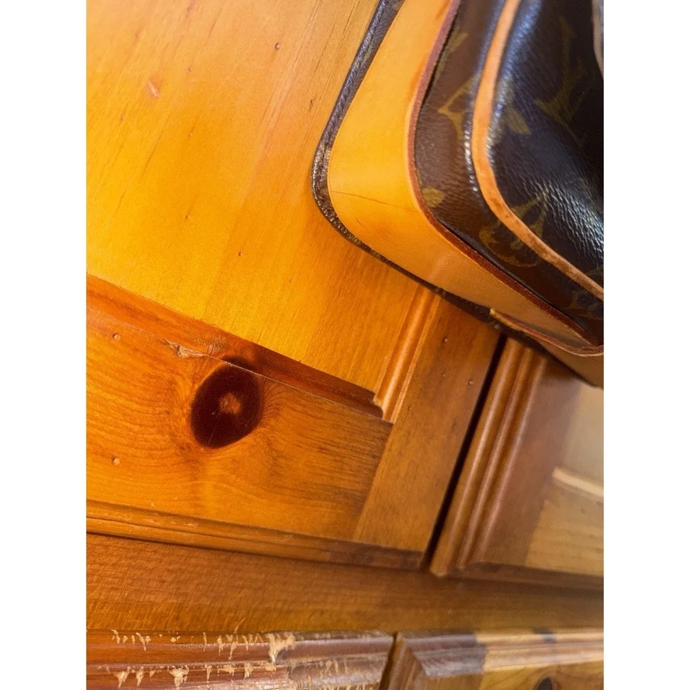 Louis Vuitton Cartouchiere Crossbody Bag Monogram Canvas Leather Vachetta READ - Picture 11 of 16